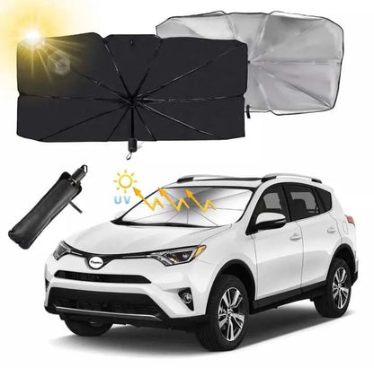 Premium Foldable Car Windshield Sun Shade Umbrella