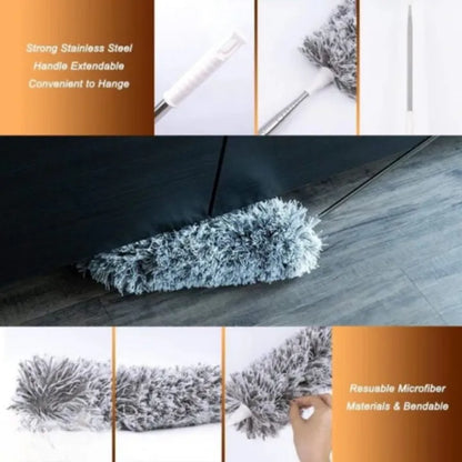 Extendable Microfiber Duster with Long Handle