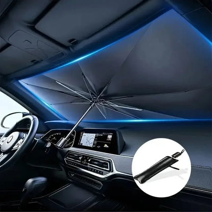 Premium Foldable Car Windshield Sun Shade Umbrella