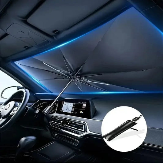 Premium Foldable Car Windshield Sun Shade Umbrella