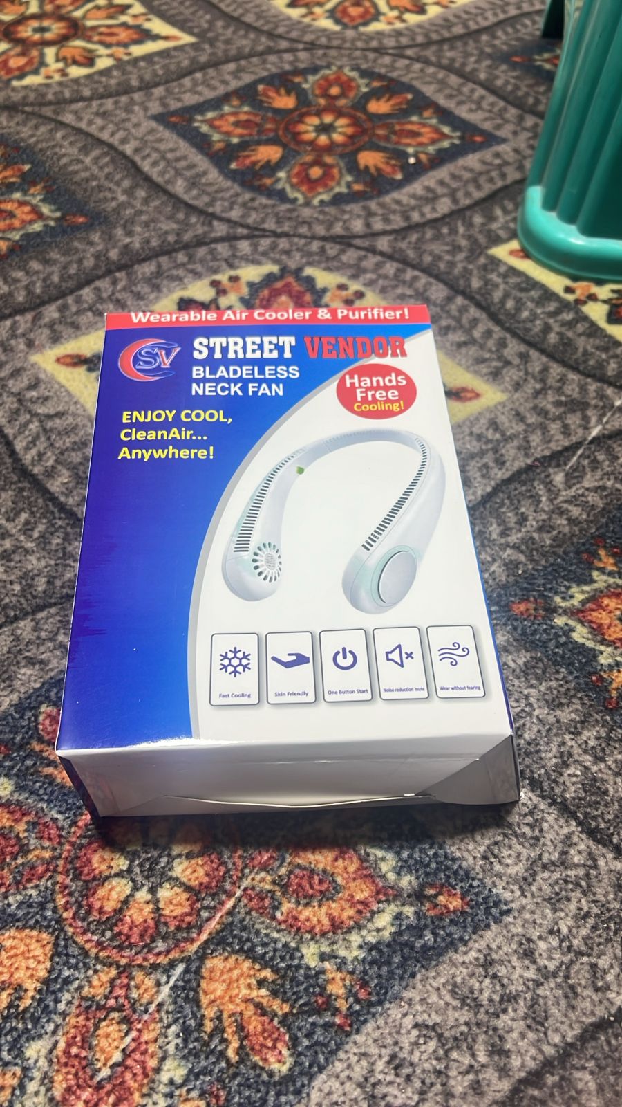 Portable Hands-Free Cooling Neck Fan