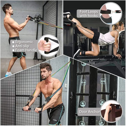 Resistance Bands Set for Workout – 11 PCS
