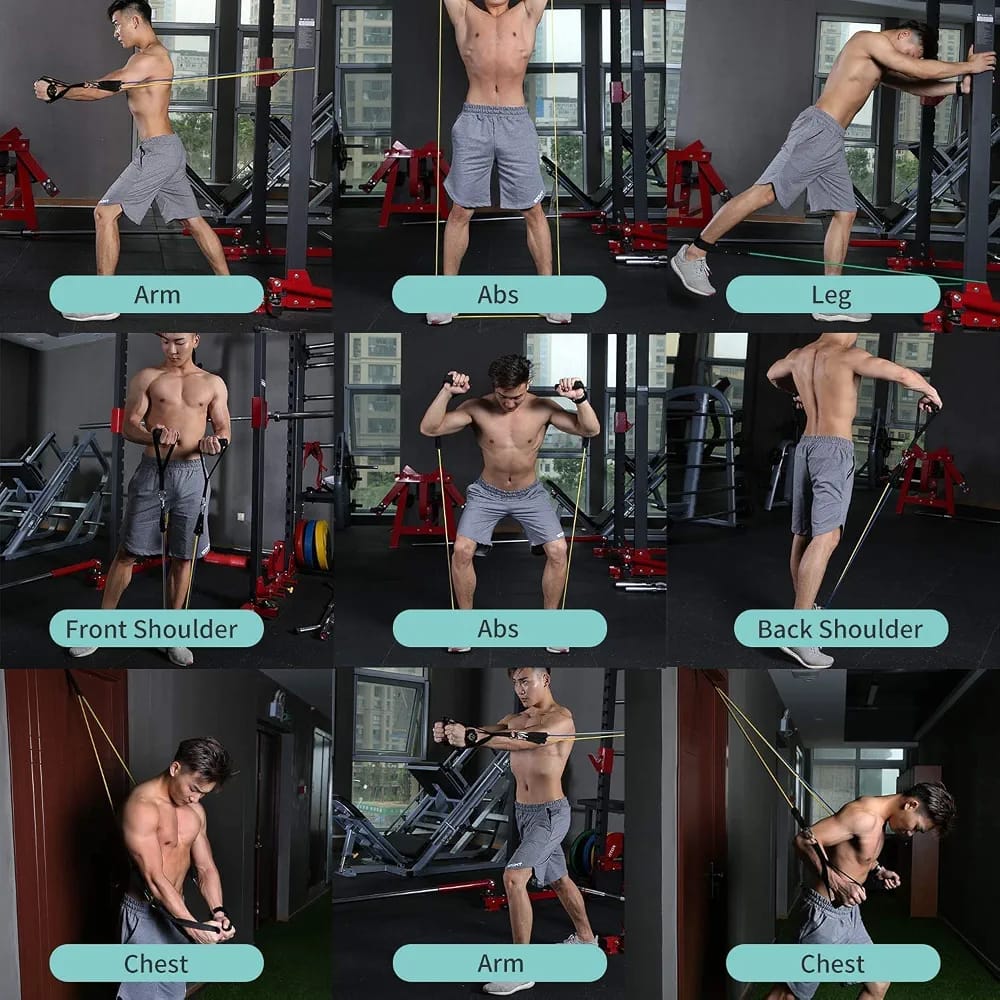 Resistance Bands Set for Workout – 11 PCS