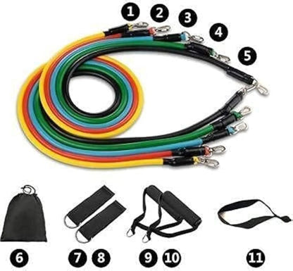 Resistance Bands Set for Workout – 11 PCS