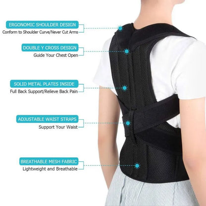 Adjustable Magnetic Posture Corrector Belt