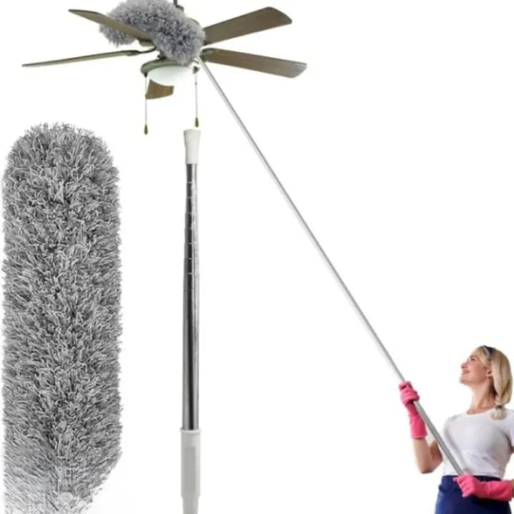 Extendable Microfiber Duster with Long Handle