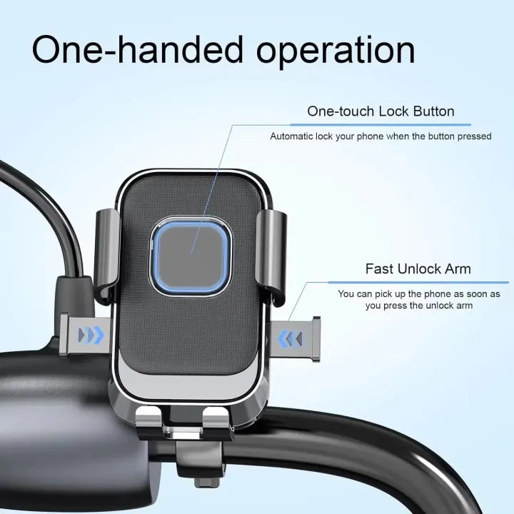 360° Bike & Motorcycle Phone Holder
