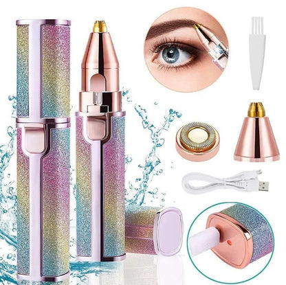 2 In 1 Electric Eyebrow Trimmer And Shaver