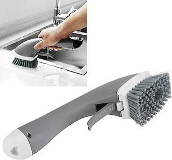 Soap Dispenser Brush Long Handle Kitchen Washing Tool for Pot Sink Dish Washing
