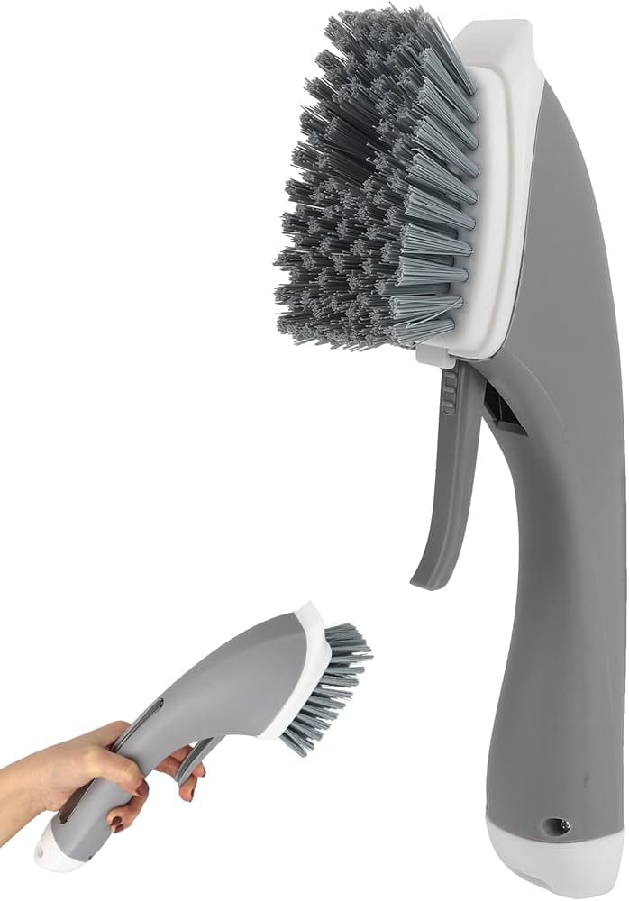Soap Dispenser Brush Long Handle Kitchen Washing Tool for Pot Sink Dish Washing