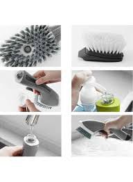 Soap Dispenser Brush Long Handle Kitchen Washing Tool for Pot Sink Dish Washing