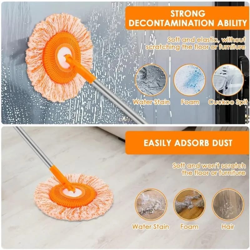 360° Rotating Sunflower Shape Cleaning Mop