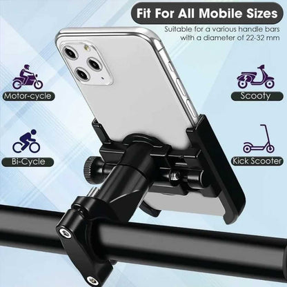 360° Bike Phone Holder – Universal Mobile Mount