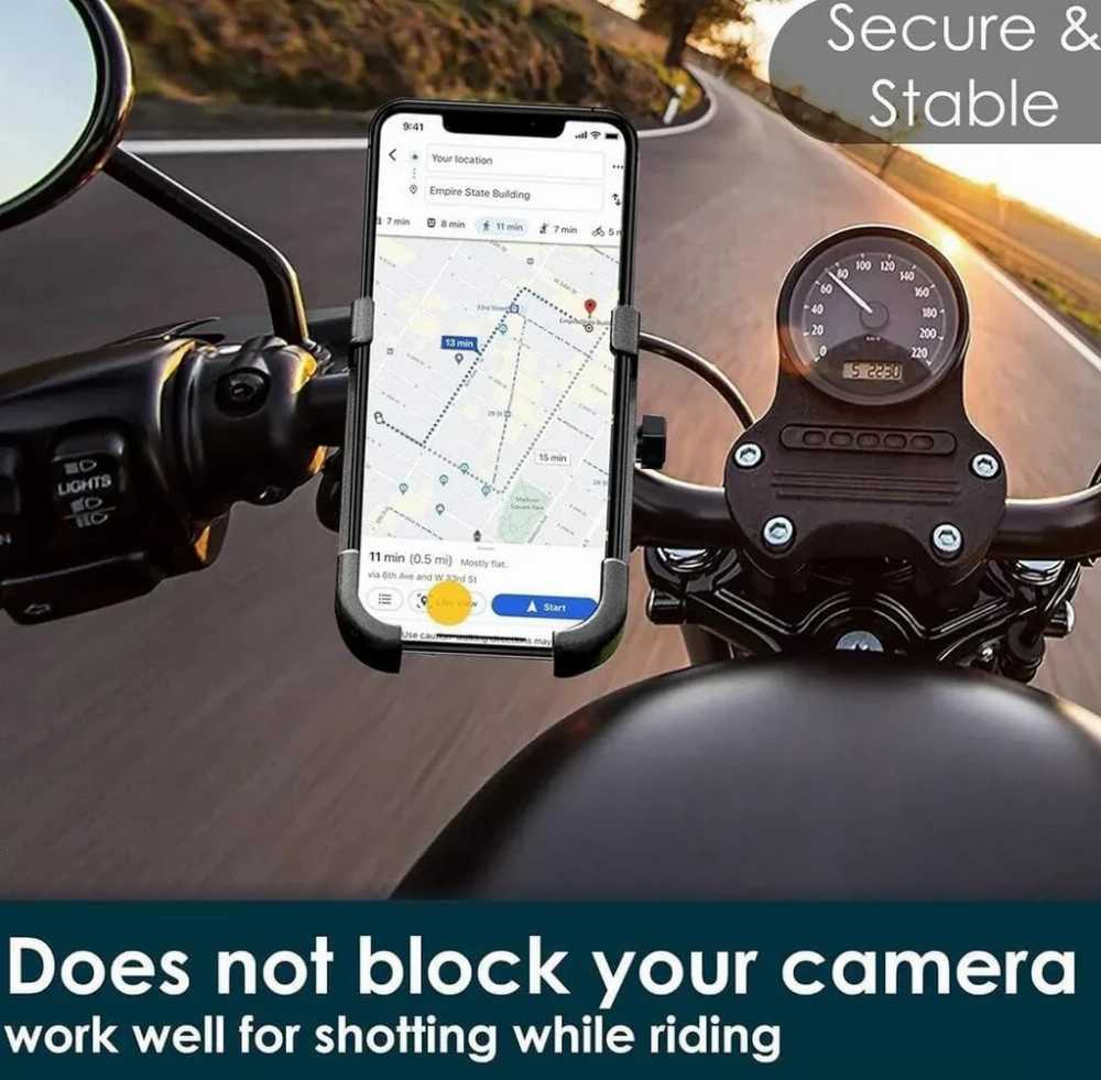 360° Bike Phone Holder – Universal Mobile Mount