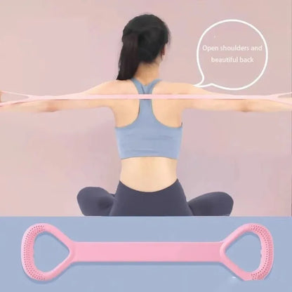 yoga belt Stretch Strap Yoga 8-figure Tensioner Yoga Tool Open Back