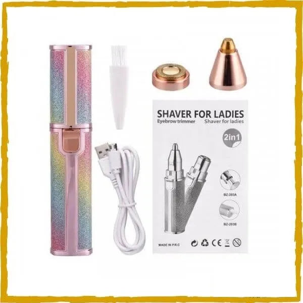 2 In 1 Electric Eyebrow Trimmer And Shaver