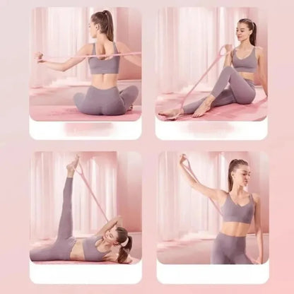 yoga belt Stretch Strap Yoga 8-figure Tensioner Yoga Tool Open Back