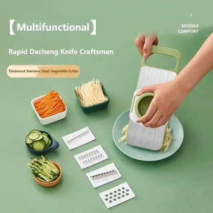 Stainless Steel Vegetable Cutter & Slicer Set