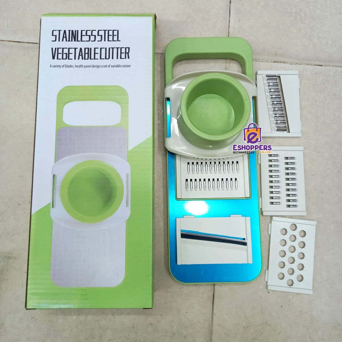 Stainless Steel Vegetable Cutter & Slicer Set