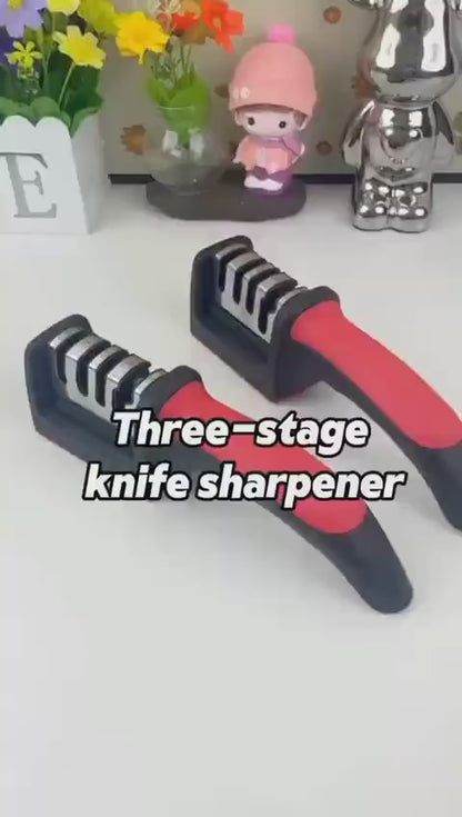 3-Stage Kitchen Knife Sharpener